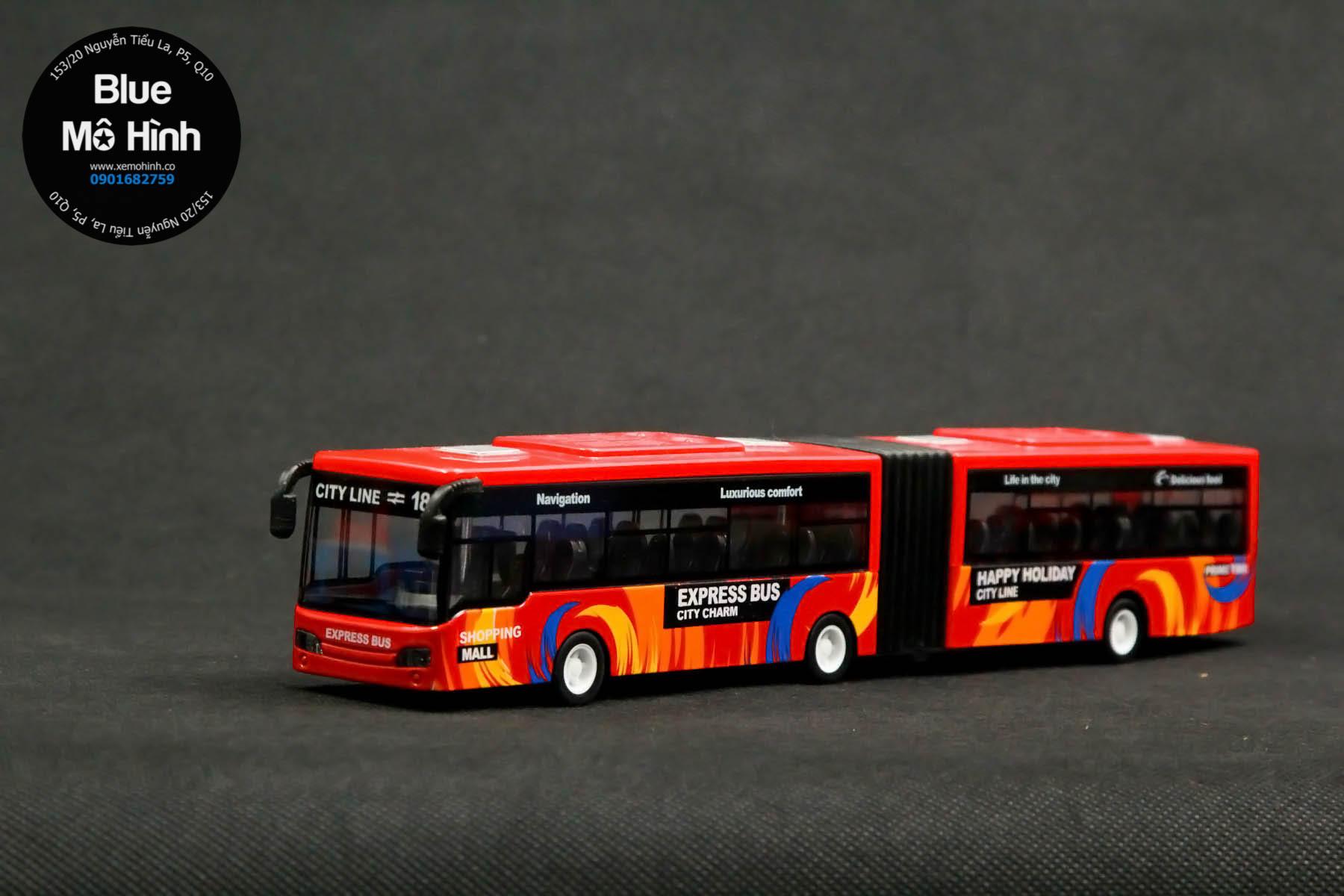 Blue mô hình | Mô hình xe bus Express nối dài