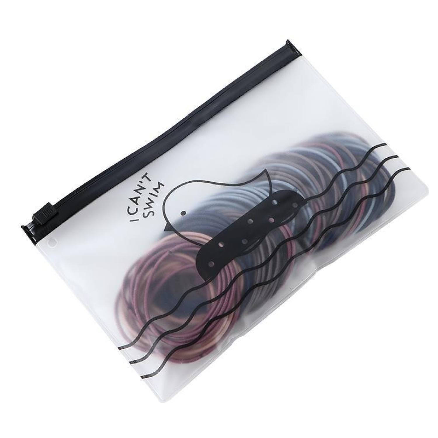 Set Dây Buộc Tóc 100 Dây Nhiều Màu  Có Túi Zip [ MÃ C702 ]