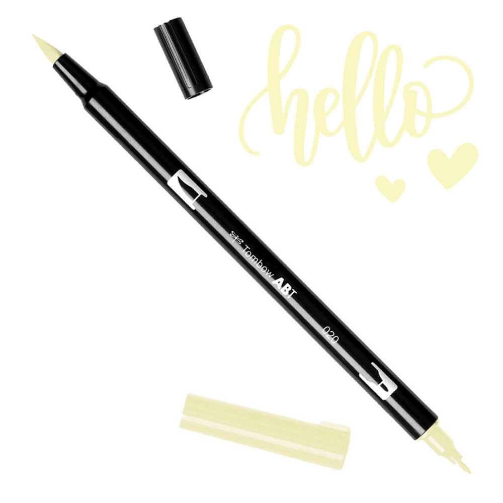 Tone vàng - bút cọ tombow abt dual brush pens