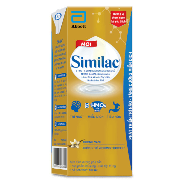 (HSD T2-2025) COMBO 3 LỐC 12 Hộp Sữa Bột Pha Sẵn Similac IQ 180ml.