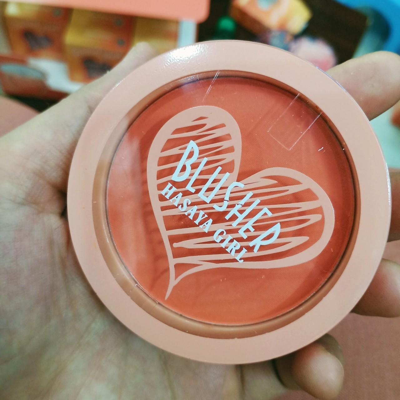 Má Hồng tim Tone cam Blusher Hasayal Girl