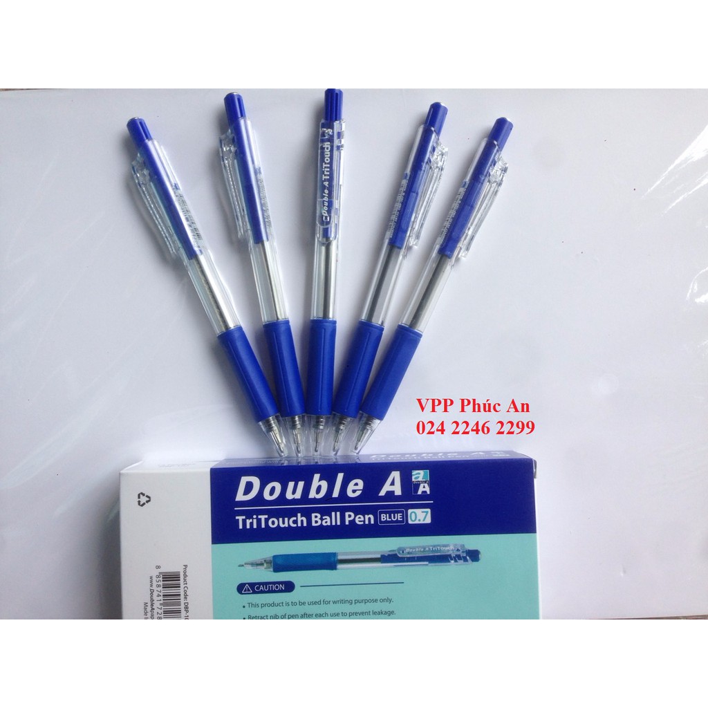 Combo 05 Bút Bi Nước Double A Dbp-107-Nét 0.7Mm