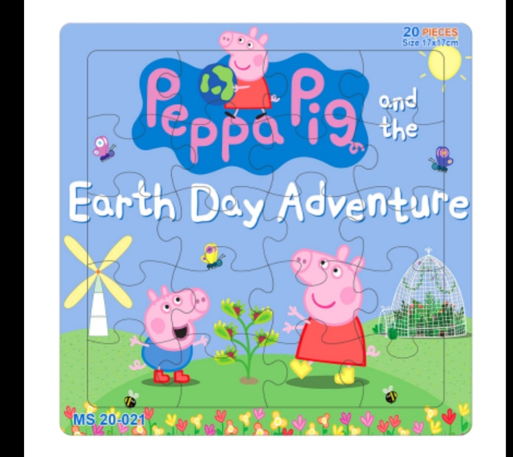Bộ tranh xếp hình 20 mảnh / peppa big