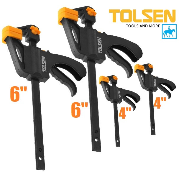 Bộ 4 kẹp nhanh 2 cái 4inch 2 cái 6inch tolsen 10209
