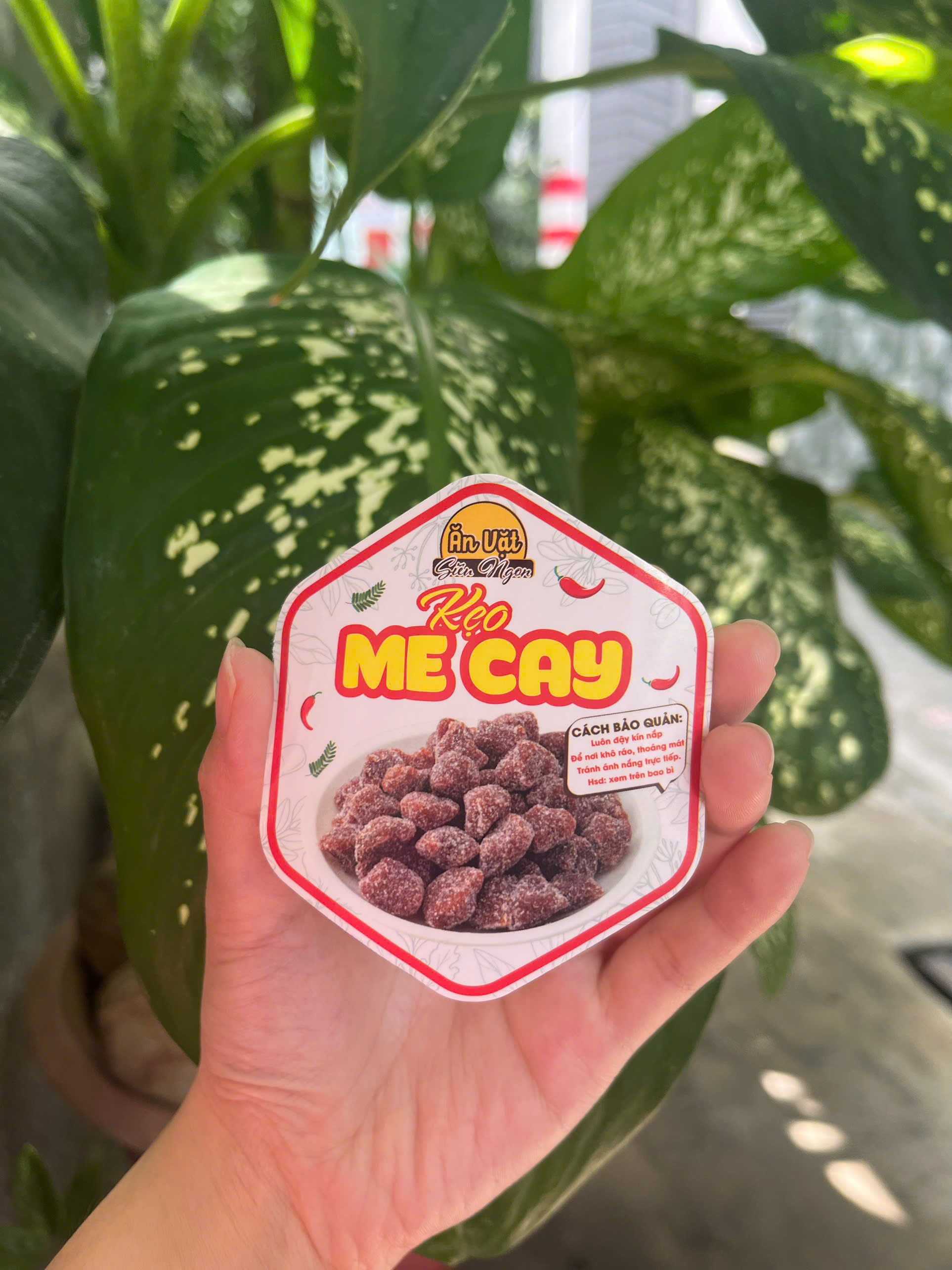 50 tem dán "Kẹo me cay" - 7x9.6cm