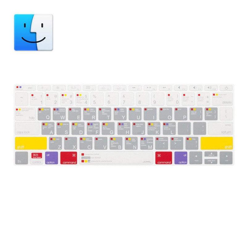 JCPaL VerSkin MacOS Shortcut Keyboard Protector for Macbook
