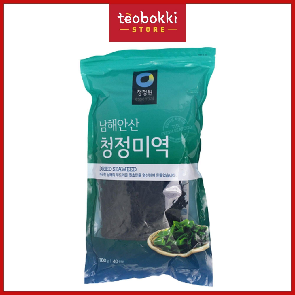 Rong biển khô nấu canh hàn quốc 100g, 200g