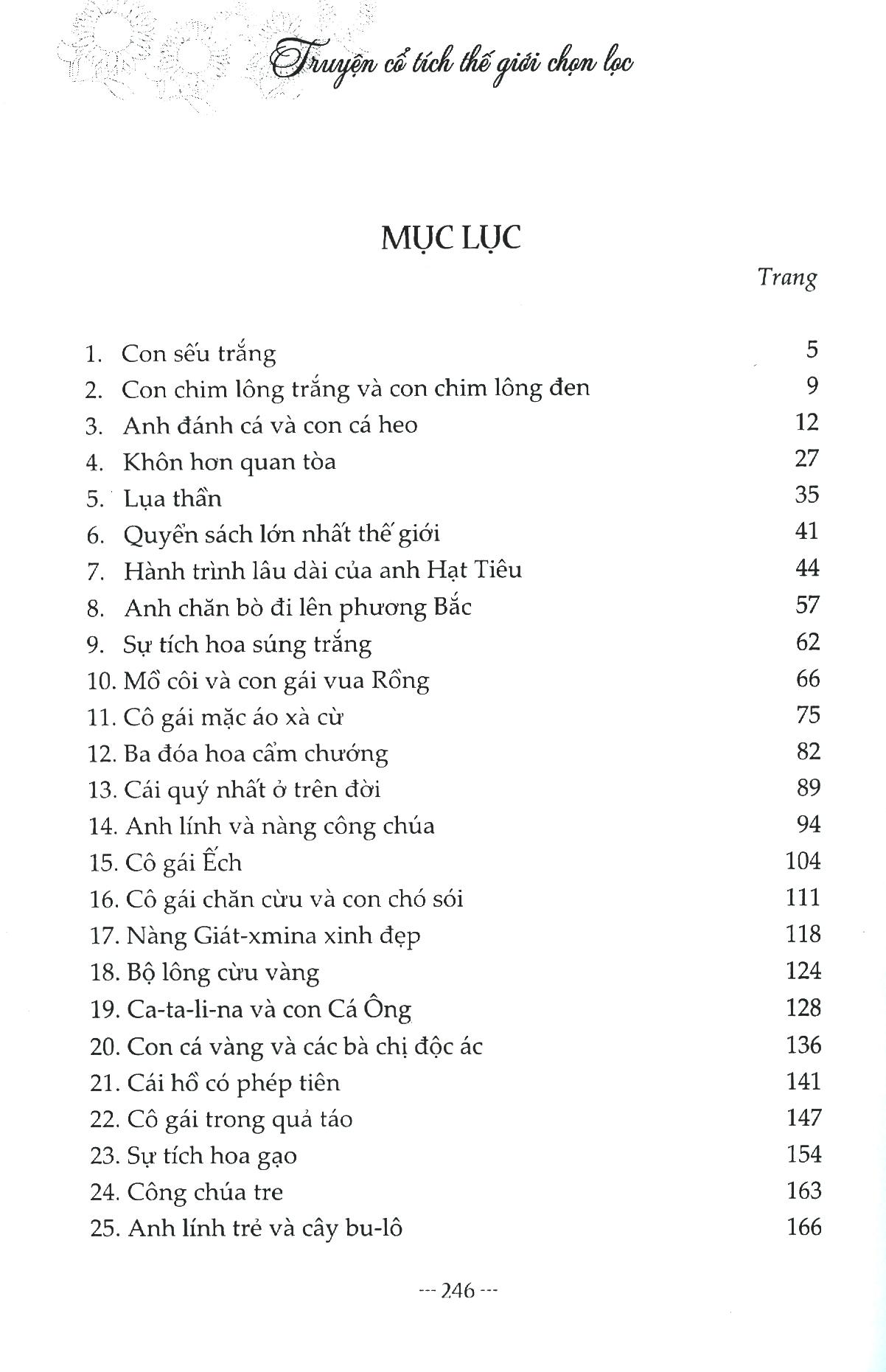 Truyện Cổ Tích Thế Giới Chọn Lọc