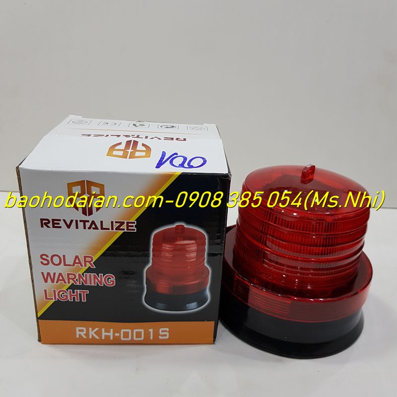 Đèn Cảnh Báo Tín Hiệu Sử Dụng Năng Lượng Mặt Trời/ Đèn Công trình Giao thông Đ-RKH-001S/Đ-RKH-002S - Hình Thật