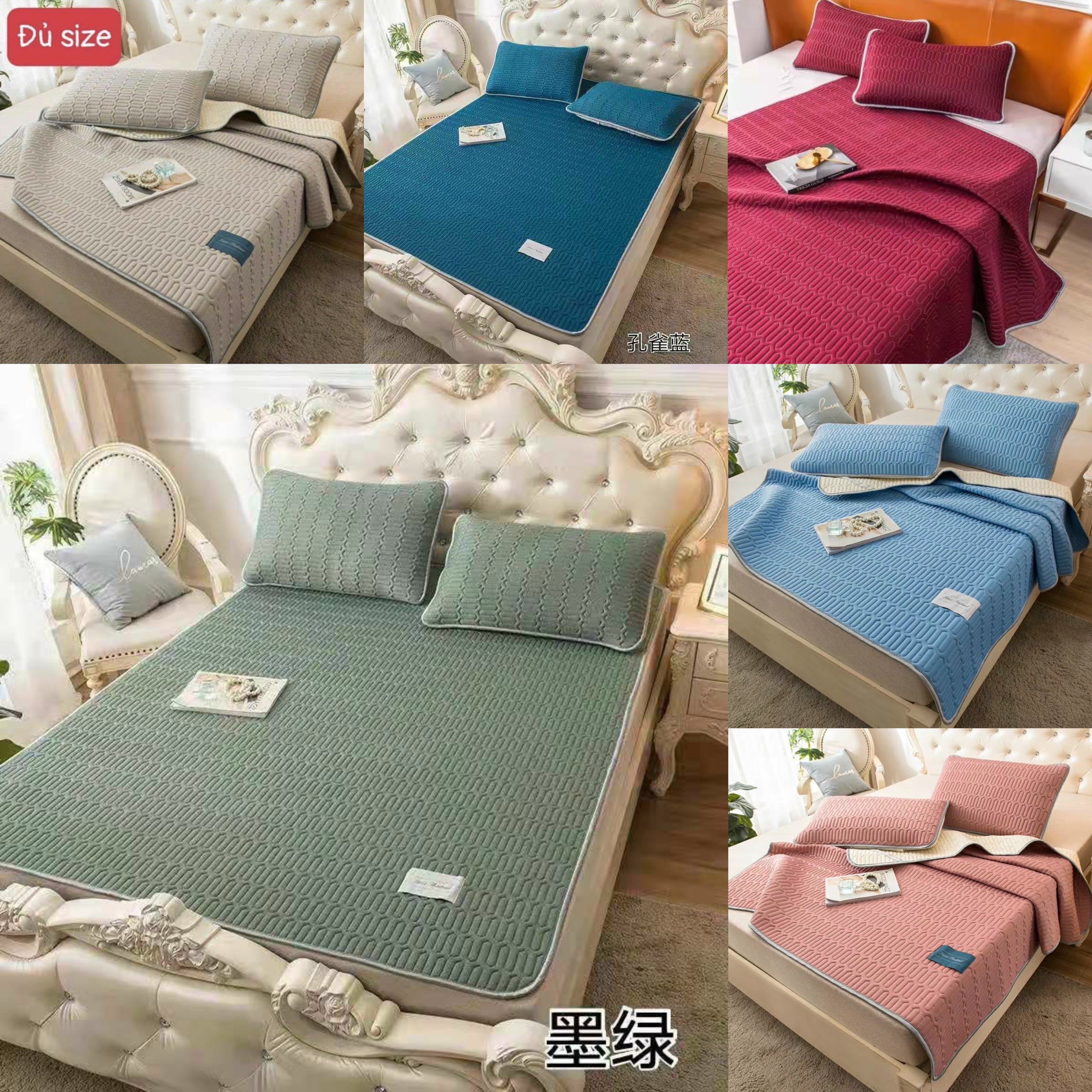 (TẶNG 2 VỎ GỐI ) Chiếu Điều Hòa Cao Su Non-vỏ là vải lụa thoáng khí