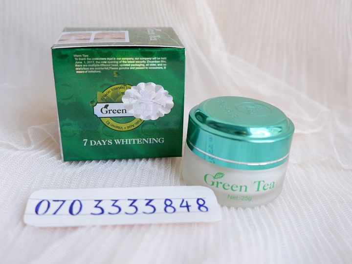 kem trắng da 7 ngày Green tea - Màu Trắng