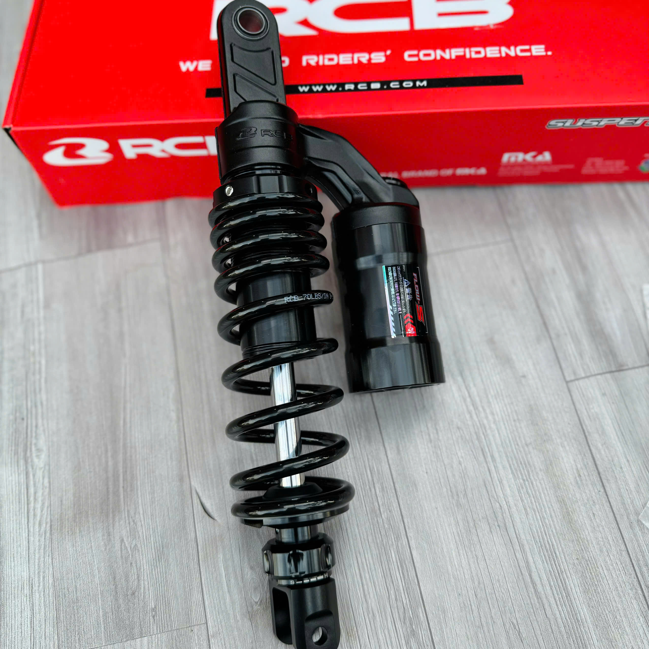 Phuộc sau RCB Flow-S Vario click chính hãng Malaysia hàng cao cấp