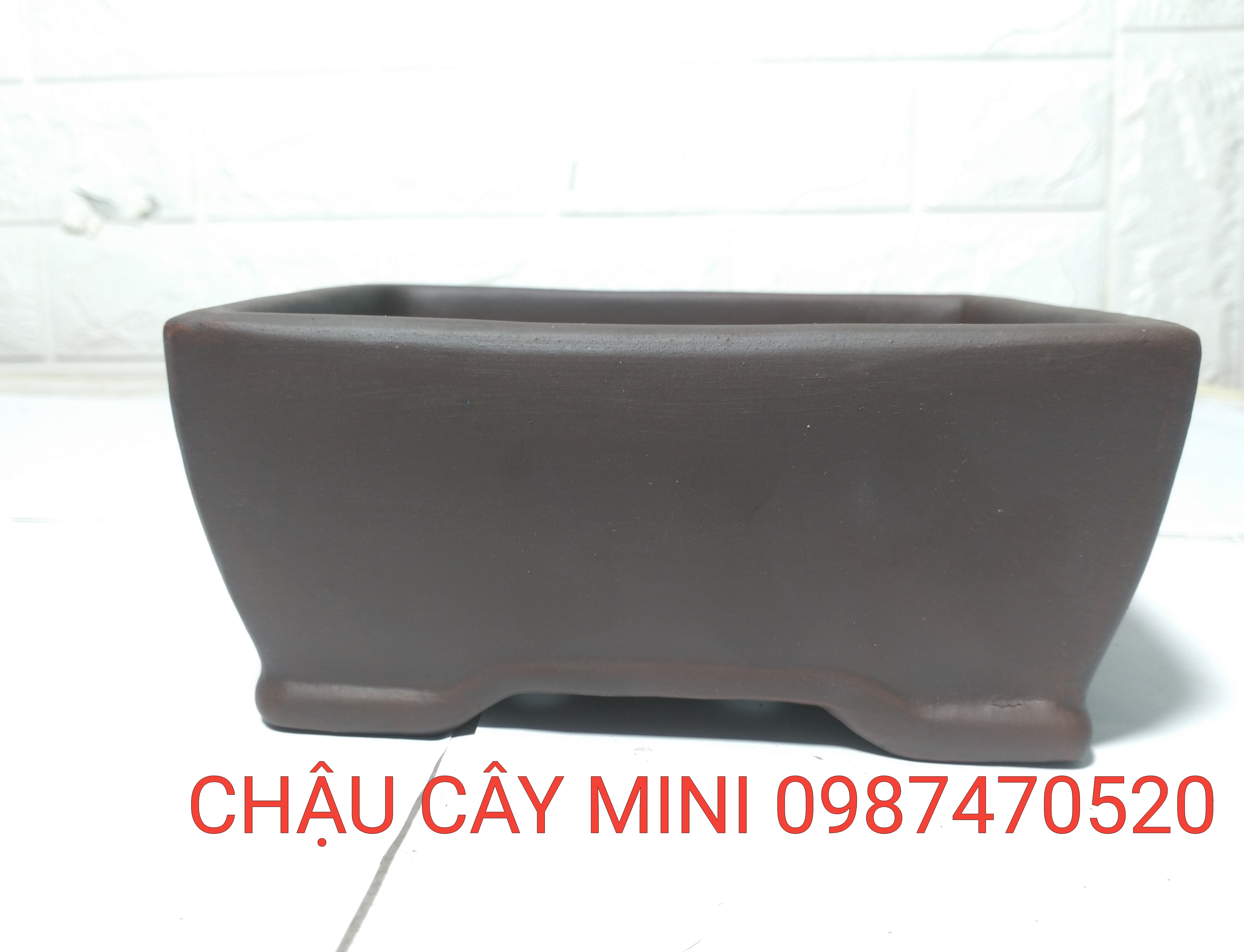 CHẬU MINI GIẢ TÀU N7,CHẬU CÂY MINI