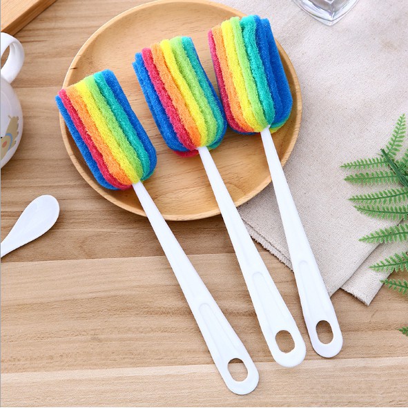 Cọ Rửa Cốc Chén Bọt Biển Đa Sắc Màu