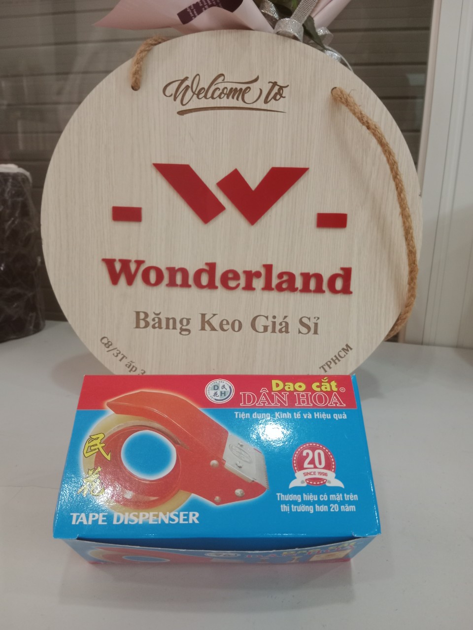 Dao cắt băng keo Dân Hoa 5cm