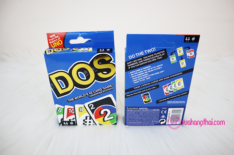 [HCM]Bộ Bài UNO DOS - Giấy Cứng Cao Cấp