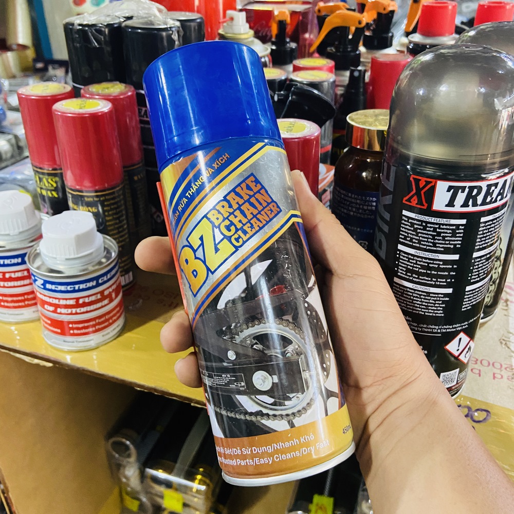 [HCM]CHAI XỊT TẨY RỈ SÉTTẨY RỬA SÊN DĨA CHO MÔTO XE MÁY CAO CẤP (BRAKE CHAIN CLEANER)