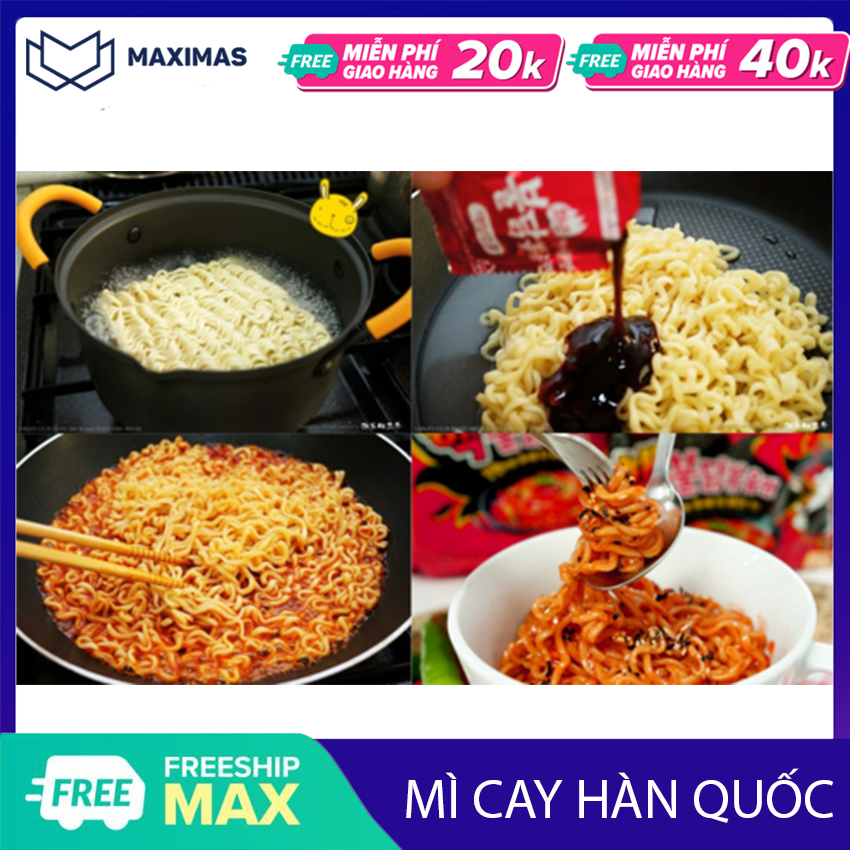 Mì cay Samyang x2 gói 140g COMBO 3 GÓI M07