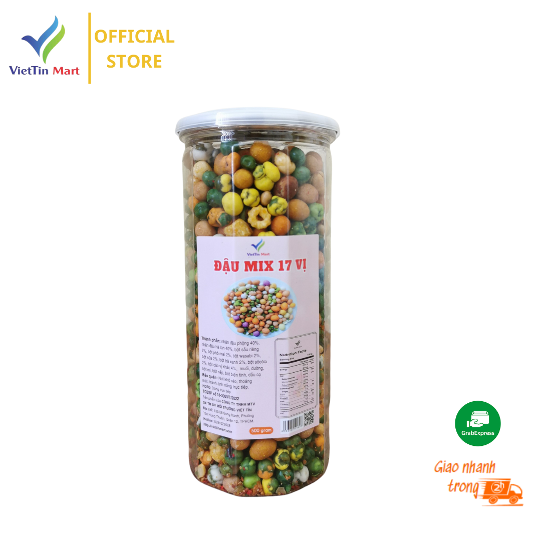 500g đậu mix 17 vị - viettin mart