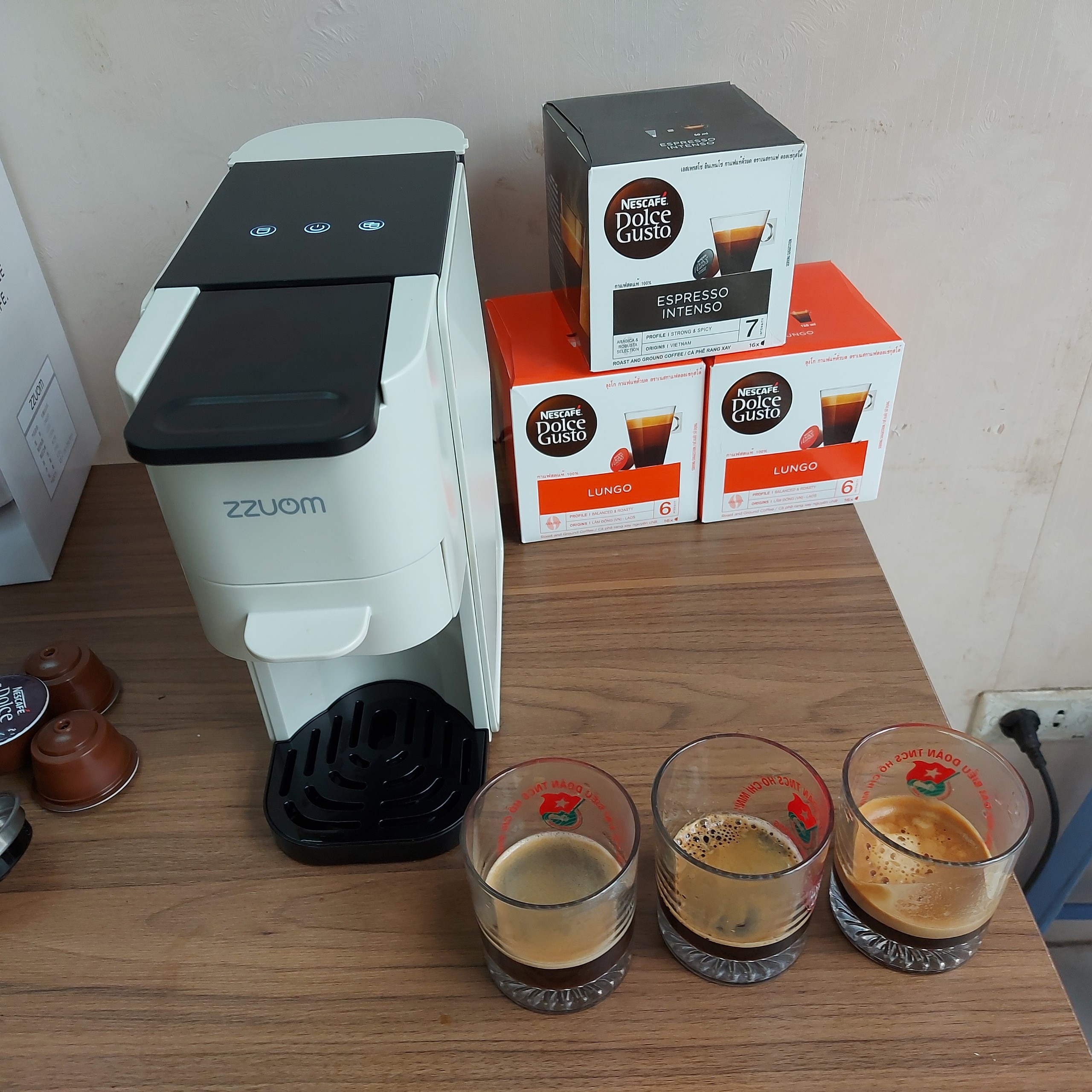Máy Pha Cafe Viên Nén, Máy Pha Cà Phê Đa Năng ZZUOM CM6891