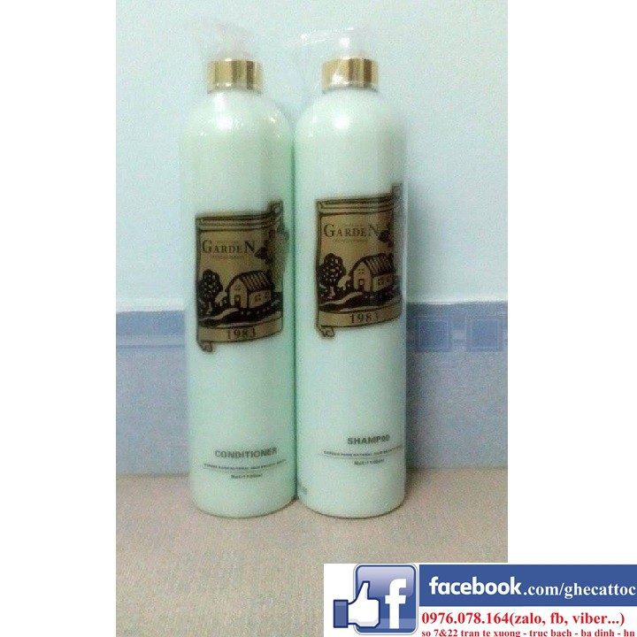 DẦU GỘI XẢ GARDEN 1100ML - Gội + Xả