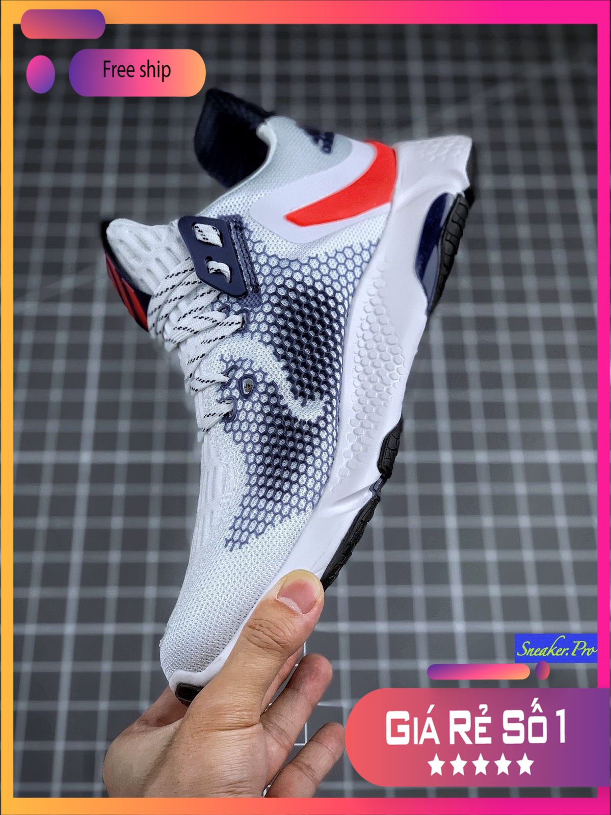 [FreeshipMAX] (VIDEO CẬN CẢNH) Giày thể thao sneaker nam nữ ALPHABOUNCE instinct M 2020 trắng