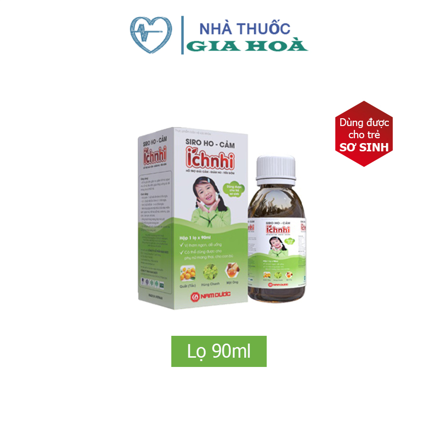 Siro ho cảm ích nhi - ích nhi 0-3 tuổi