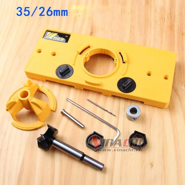 Bộ cữ khoan bản lề bật Wnew