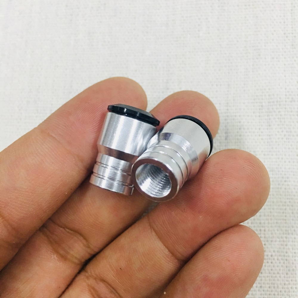 [CHUYÊN VAN VÒI] NẮP VAN VÒI KIỂU THÁI GẮN XE MÁY ĐỘC ĐÁO SIÊU ĐẸP(MÀU BẠC)