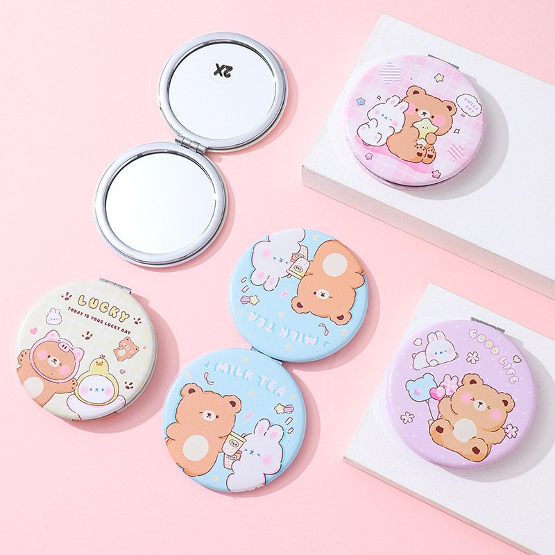 Gương trang điểm mini 2 mặt gấp gọn tiện lợi Jerry Shop