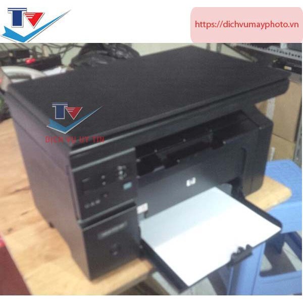 Hp m1132 old multifunction black and white laser printer with black and white printing Scan Copy warranty INECO