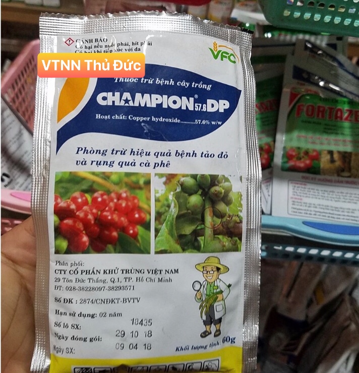Gốc đồng Champion 57.6DP 60gam