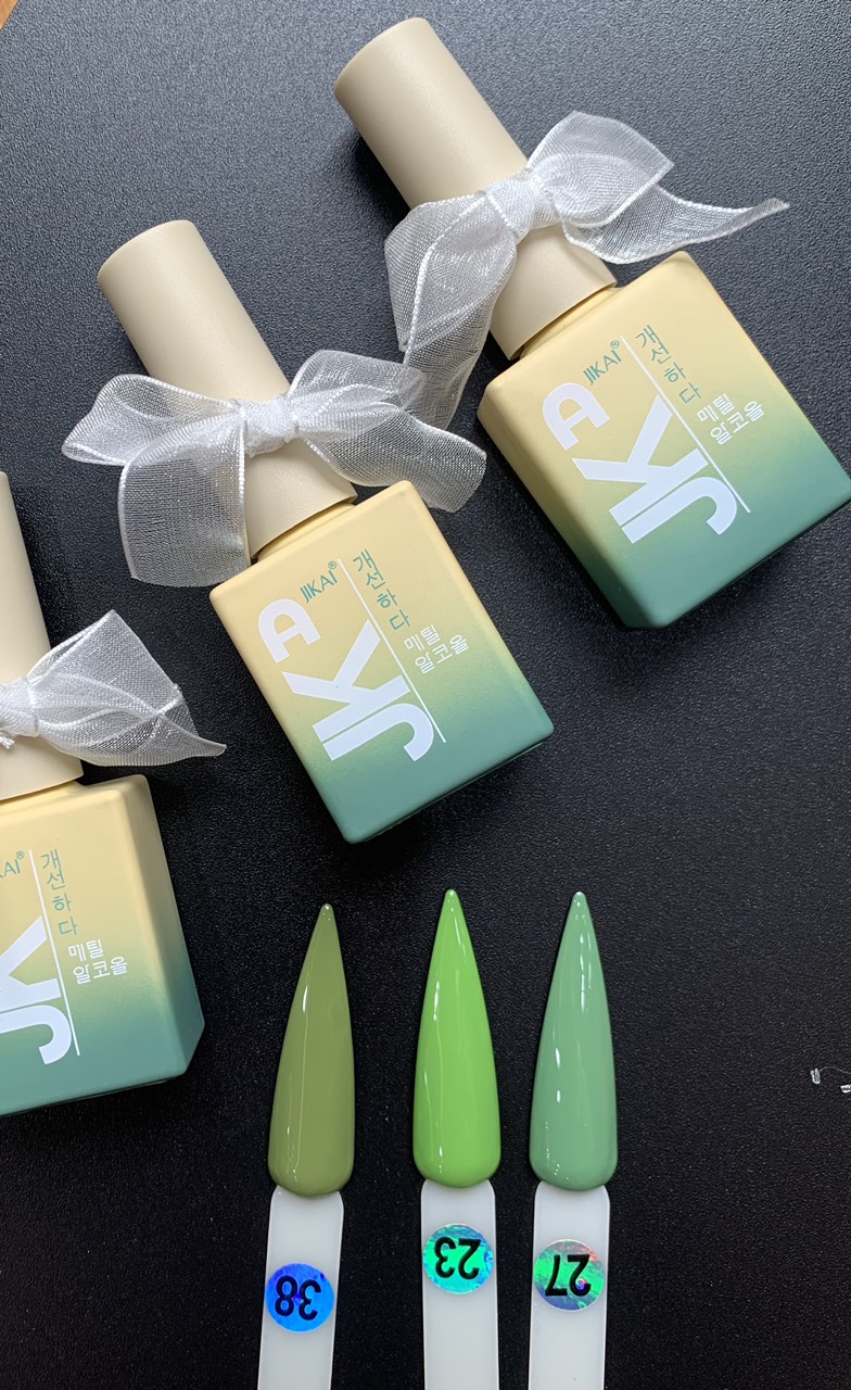 Sơn gel Jikai lẻ mầu xanh