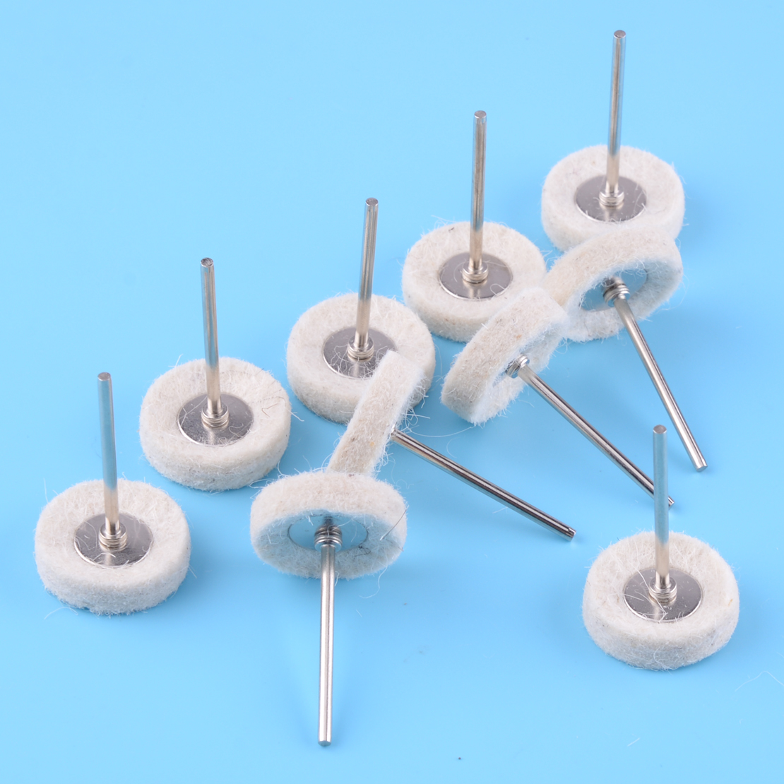 Dental Contra Angle Polishing Brush Wool Alumina Cotton Felt Pad Wheel Grinder Buffing Dremel Accessories Rotary Tool