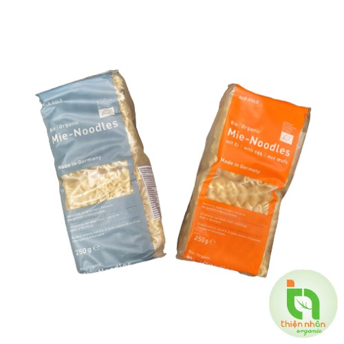 Mì tôm trứng và Không trứng Hữu Cơ Alb Gold