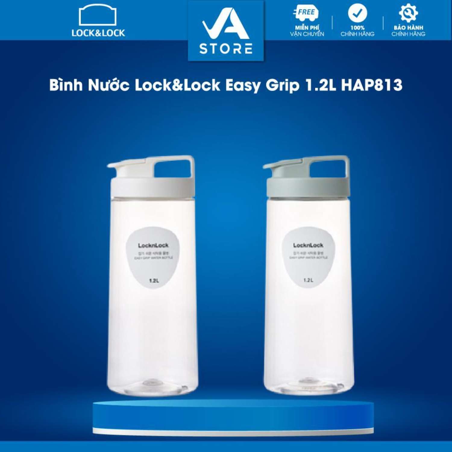 Bình đựng nước lock&lock easy grip dung tích 1.2l hap813 dung tích 1.5l hap814