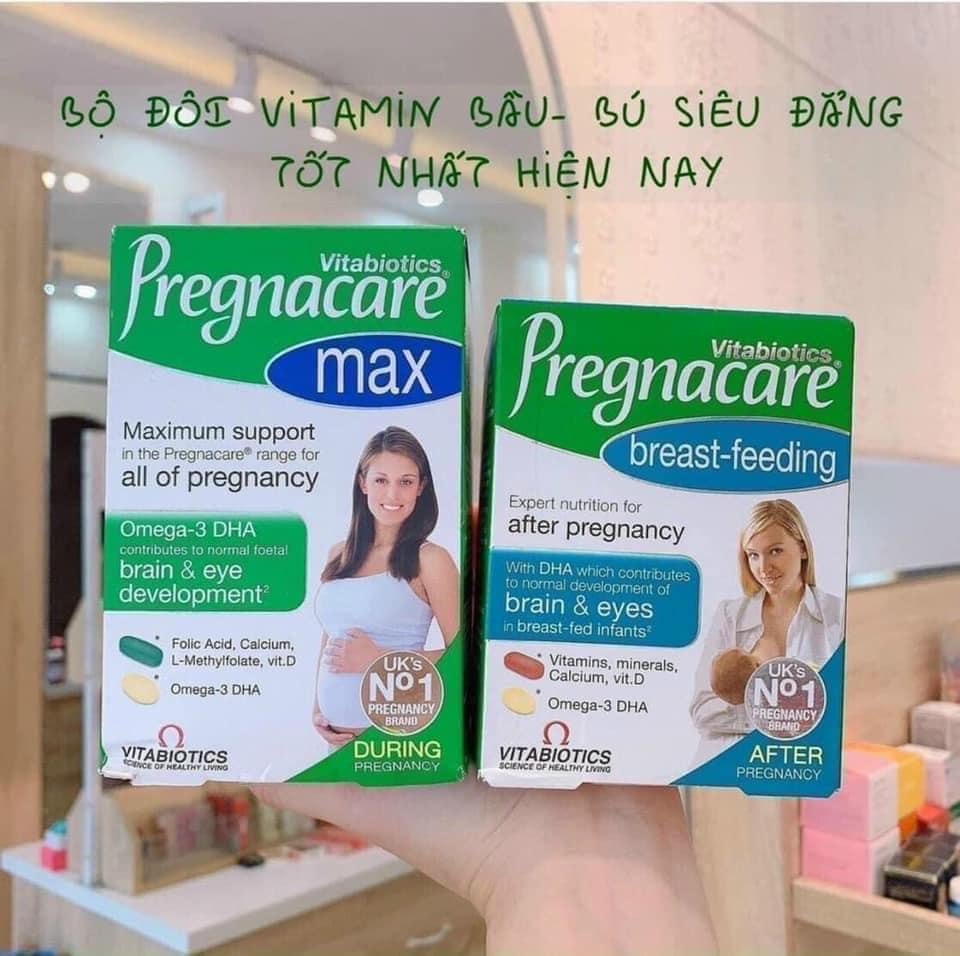 Vitamin bà bầu Pregnacare Max 84 viên (mẫu mới)