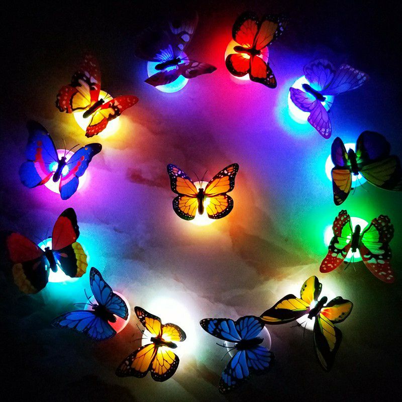 [HCM]Set 2 bươm bướm có đèn Led nhiều màu