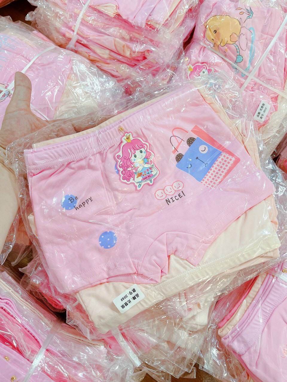 Combo 5 quần chip đùi công chúa cho bé gái 8-26kg