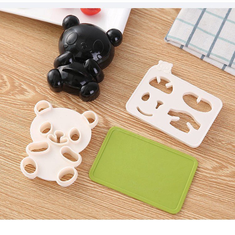 Khuôn Bento Ép Cơm Gấu Trúc Siêu Yêu