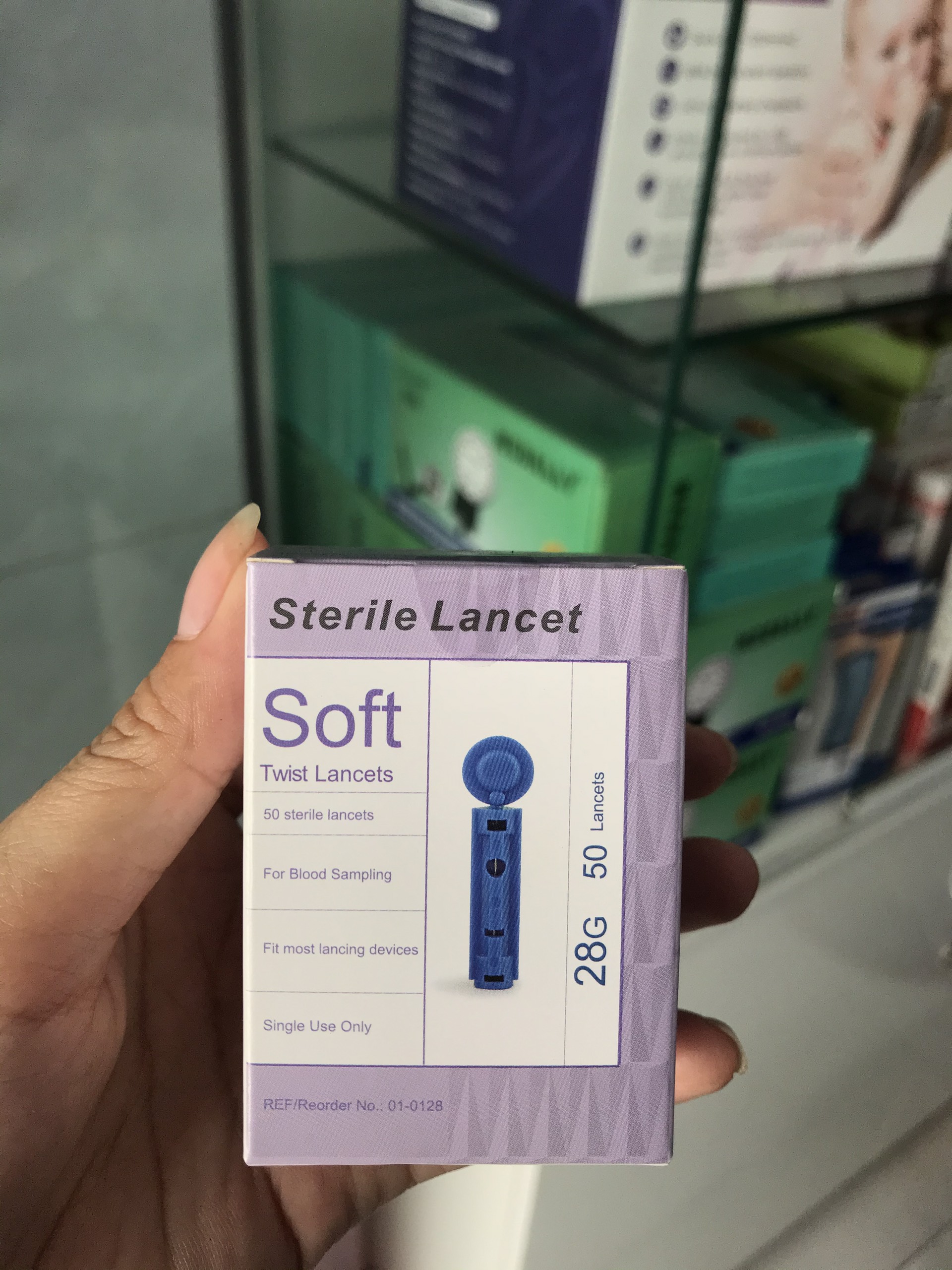Combo 50 kim+ 50 que thử đường huyết Yuwell 710