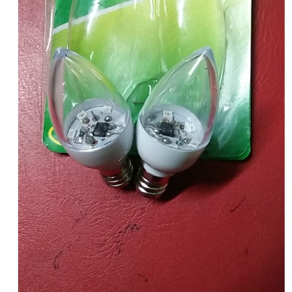 Combo 2 bóng ớt led đổi 7 màu đui đèn E12