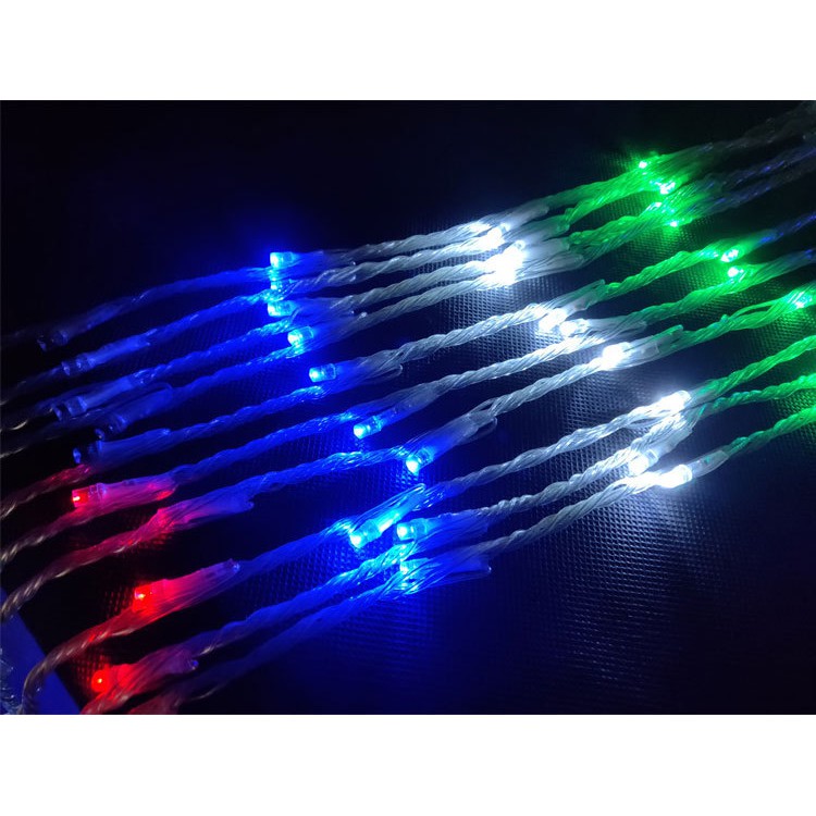 Đèn Rèm LED Hiệu Ứng Thác Đổ, Mưa Rơi