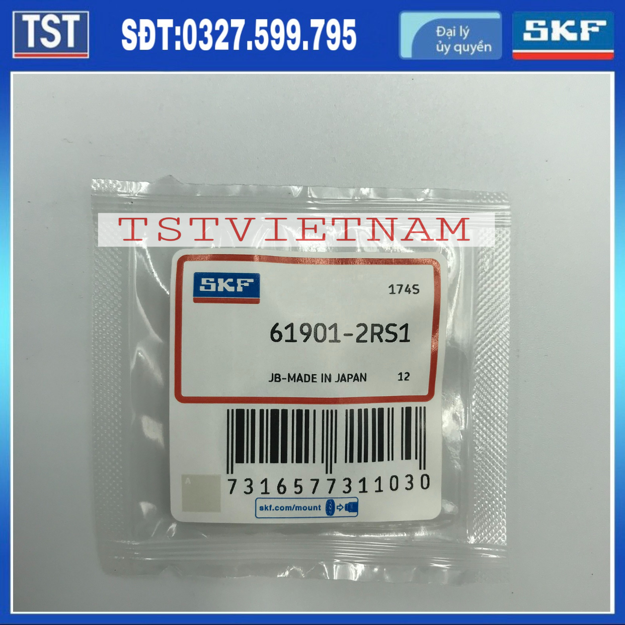 Vòng bi bạc đạn skf 61901-2rs1