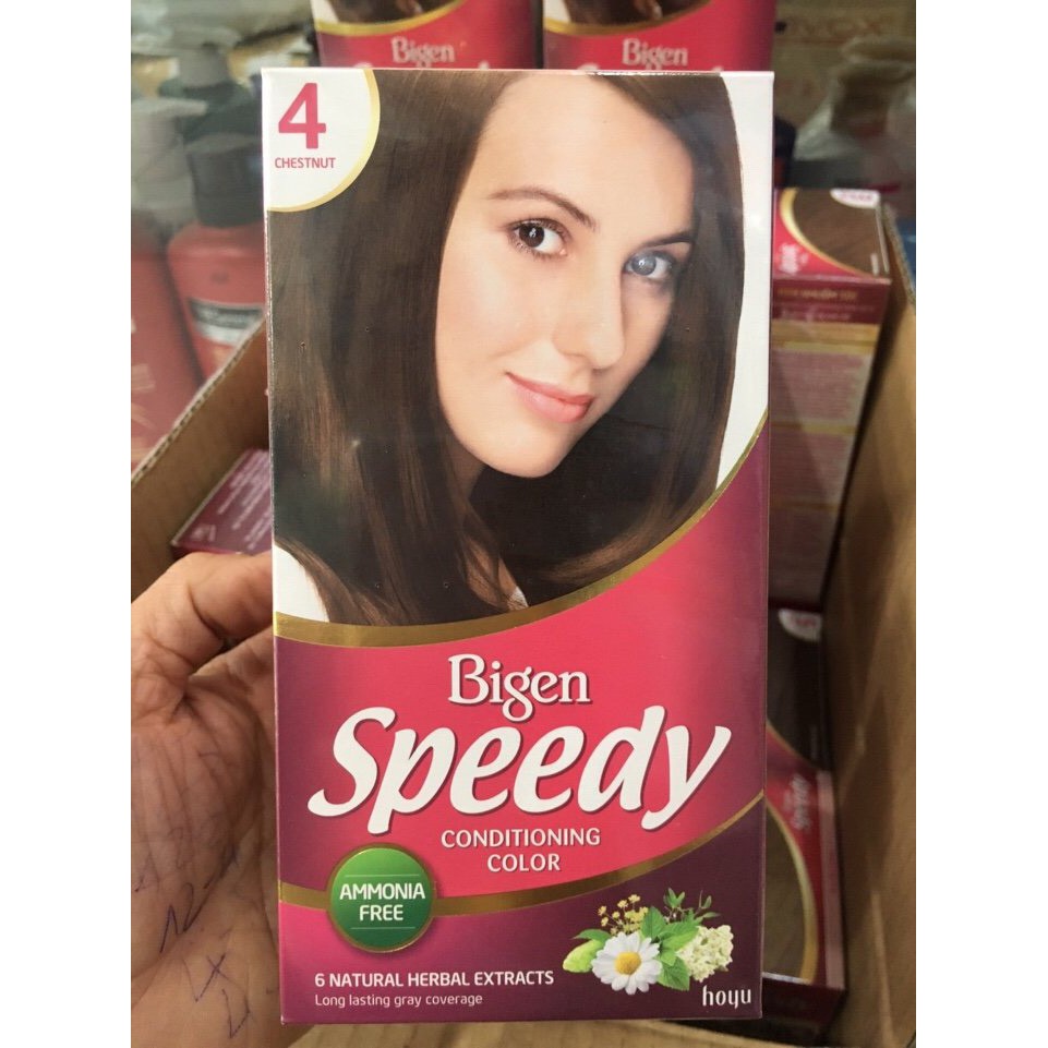 Thuốc nhuộm tóc Bigen Speedy số 4