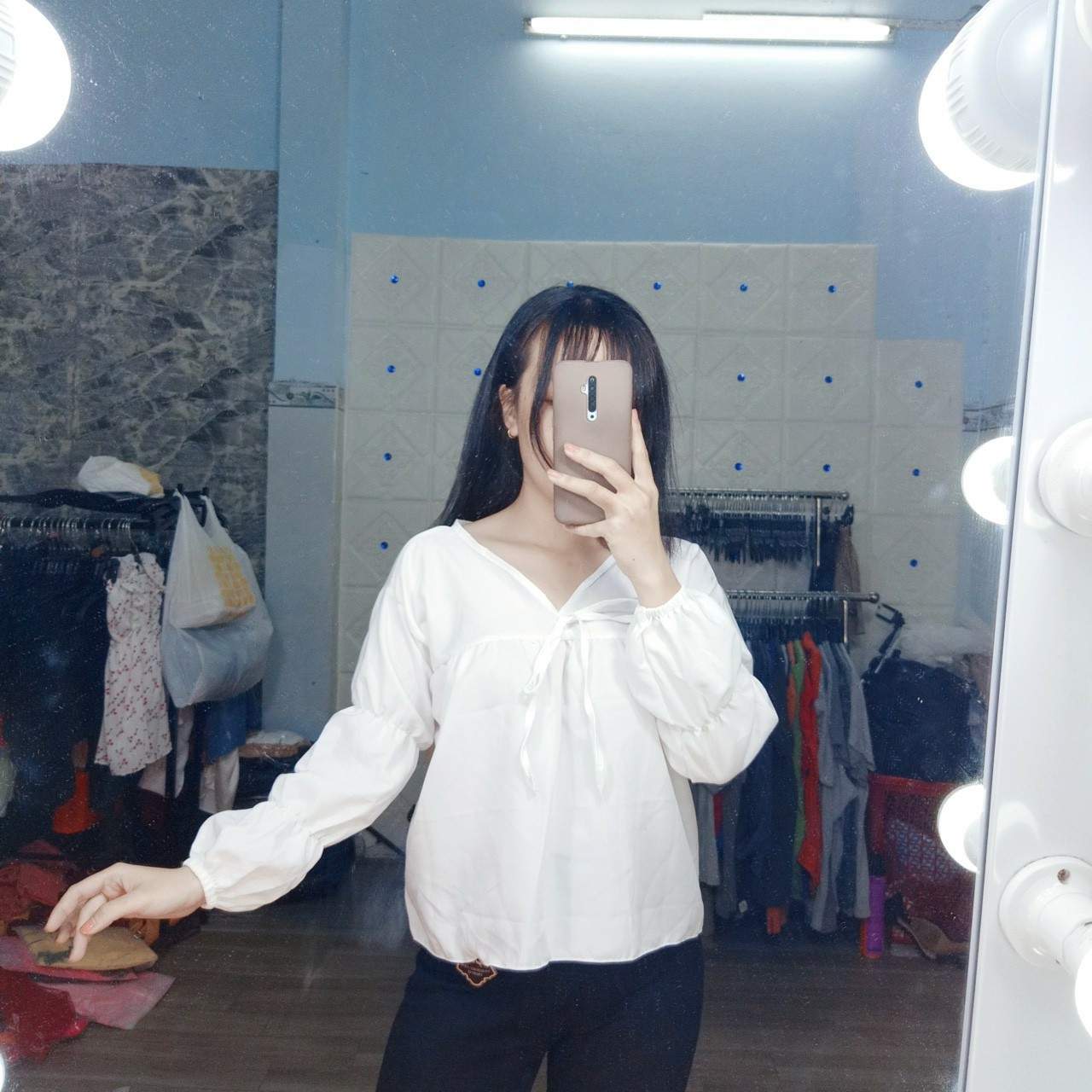 Áo Babydoll tay dài bó TTV0036