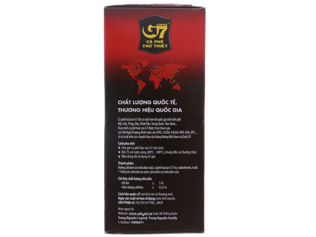 Cà phê sữa G7 3 in 1 288g