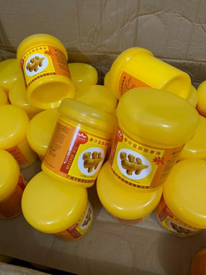 Kem massage chân gừng hũ 320g
