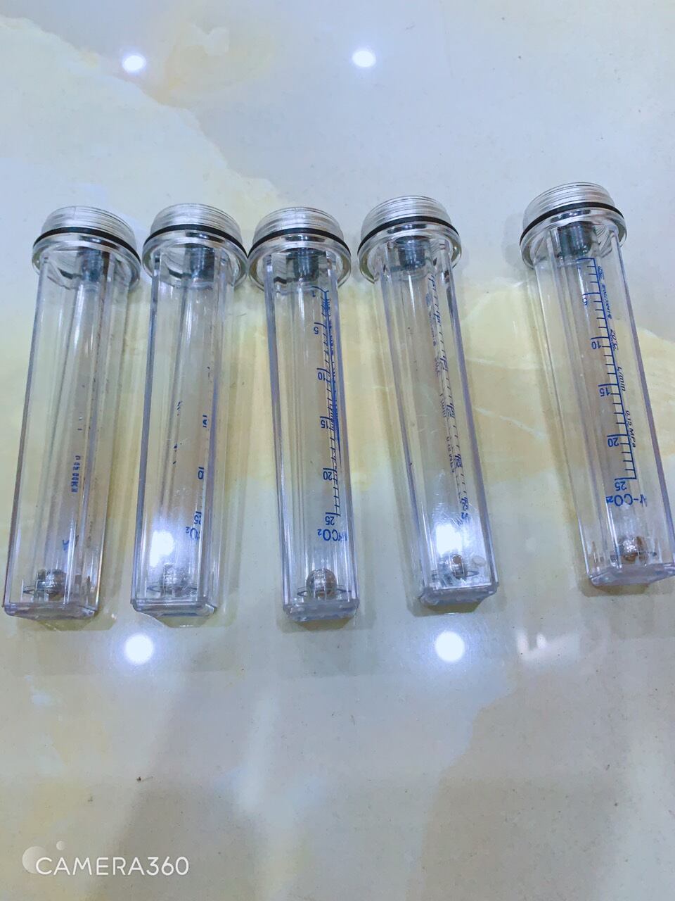 [FreeshipMAX] BỘ 5 ỐNG ĐO LƯU LƯỢNG KHÍ CO2 ARGON