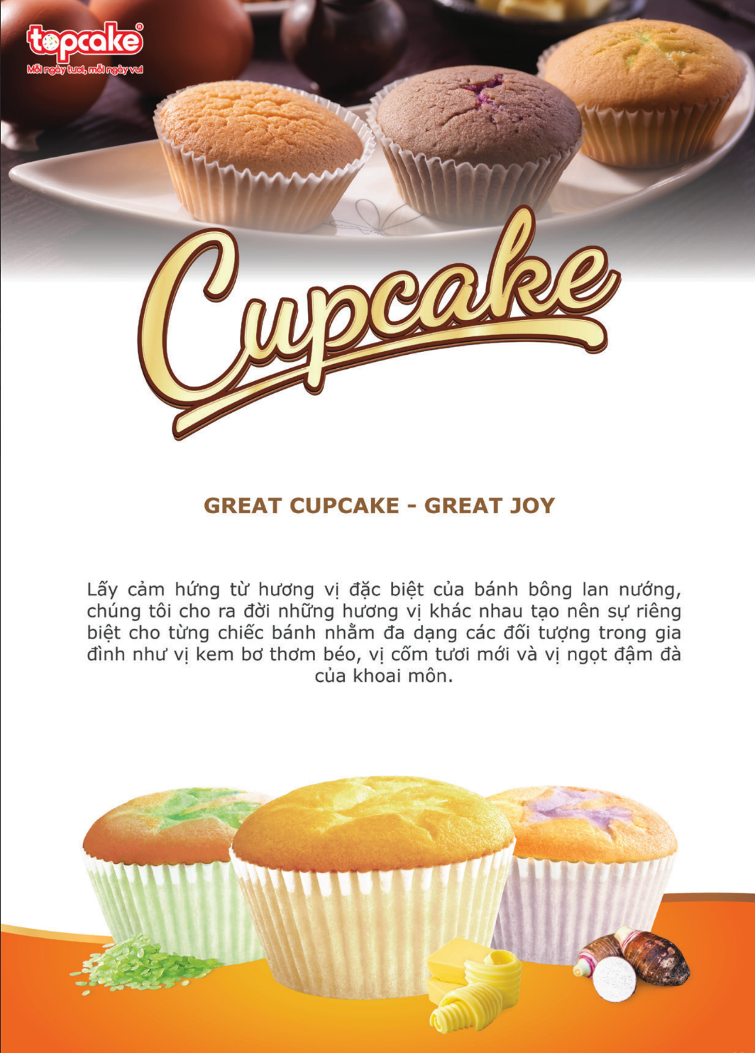Bánh CUPCAKE - Hương cốm